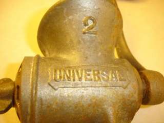 Vintage cast iron meat grinder. Universal No 2  
