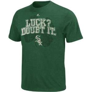   White Sox Four Leaf Luck T Shirt   Kelly Green
