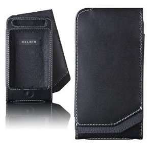   AT&T Apple iPhone 3GS Black Leather Belkin Wallet Case: Electronics