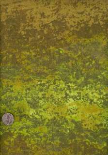 Lonni Rossi Paint Box Fabric in Brown Green Gold  