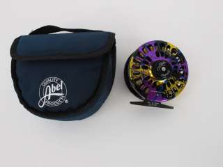 Abel Super 5 Fly Fishing Reel   Purple, Gold and Black   S5675  