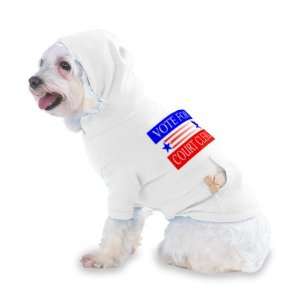  VOTE FOR COURT CLERK Hooded (Hoody) T Shirt with pocket 