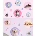 Roommates Huge Set 74 Puppy & Kitty Dots Wall Decals Cat Dog