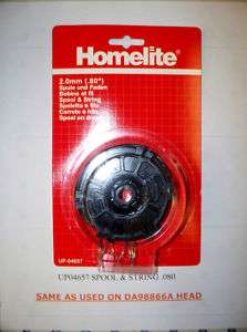Homelite Trimmer Spool and String .080  