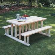 Cedar Looks Picnic Table Park Style at 