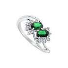   Designer Style Diamond Wedding Ring Set (Center stone is not included