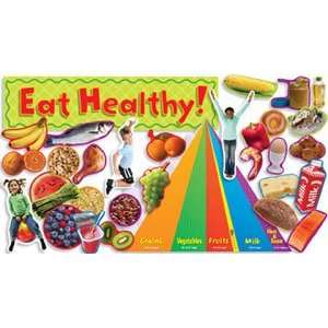    Mini Bulletin Board Nutrition with Food Pyramid Toys & Games
