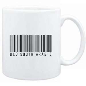  Mug White  Old South Arabic BARCODE  Languages Sports 