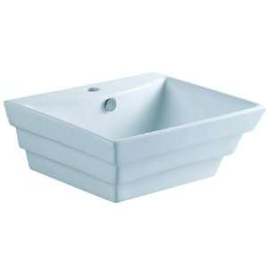  New   TAHOE WASH BASIN WITH OVERFLOW White by Kingston 
