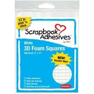 3L Corp 1612 3D Permanent Foam Squares 30   Pack of 8