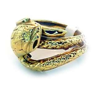 14k Yellow Gold Cobra Ring Jewelry