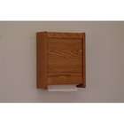 Wooden Mallet Paper Towel Dispenser   Finish Medium Oak