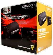 KENWOOD P W120TB 12 SUBWOOFER BASS TUBE + AMP PACKAGE 613815570998 