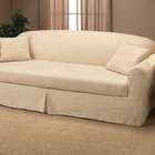 Madison Home Microsuede 2 Piece Sofa Slipcover in Beige