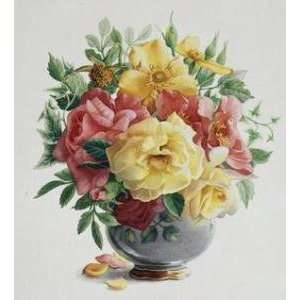  Roses Virginia artist Mary Kay Krell 9x11