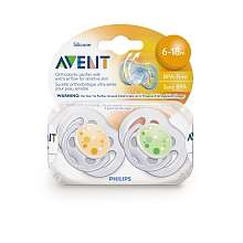 Philips AVENT BPA Free Contemporary Freeflow Pacifier   6 18 Months 