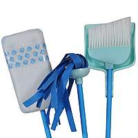 Just Like Home Deluxe Cleaning Set   Blue   Toys R Us   Toys R Us