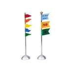 Lemax Carnival Village Collection Carnival Flags 2 Piece Accessory Set 