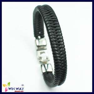 Surfer MultiWrap Wrist Braided Woven Leather Bracelet  