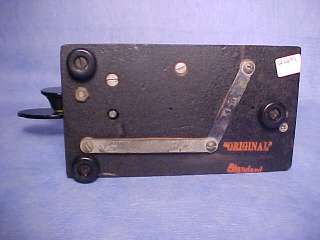   Vibroplex Original telegraph Morse code CW ham radio transmitter key
