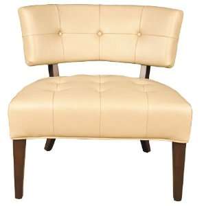   Venti Collection Taupe Bicast Leather Club Chair
