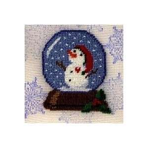 Let It Snow Globe Silk   Cross Stitch Kit Arts, Crafts 
