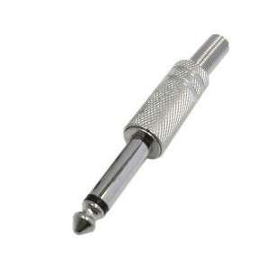  1/4 inch Male Mono Solder Style Metal Connector 
