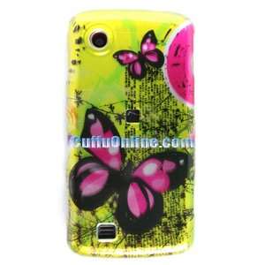    Yellow Butterfly   LG Chocolate Touch vx8575 Case Cover + Screen 