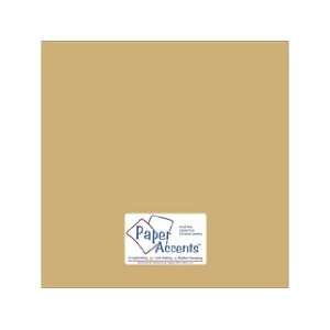   Paper Accents Pearlized 12x12 Gold Dust  80lb 