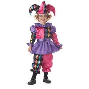  Childs Toddler Harlequin Jester Costume (Sz2 4T) Toys & Games