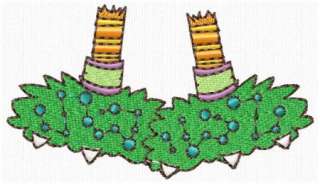 Halloween Monster Feet Machine Embroidery Design CD  