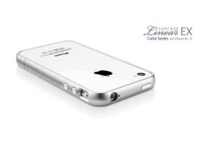 SGP Linear EX Color Series Case [Satin Silver] for Apple iPhone 4S / 4 