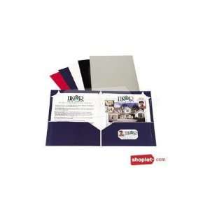   Folder, Corner Tabs, Business Card holder, Blue