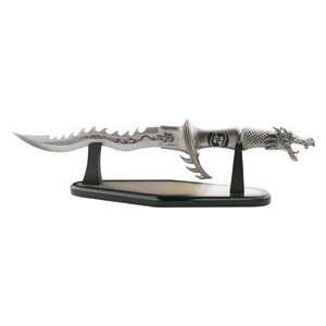 Large Dragon Dagger   Silver
