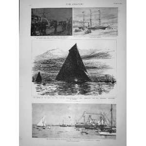  1893 DUKE YORK COWES SHIP NEPTUNE BRITANNIA SATANITA