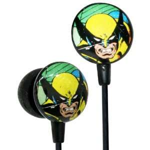  NEW IHIP MVF1030WO YELLOW WOLVERINE EARBUDS PRINTD VINTAGE 
