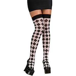  Sexy Harlequin Thigh Highs: Beauty