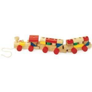  Voila Wooden Stacking Train   21 Inches long: Toys & Games