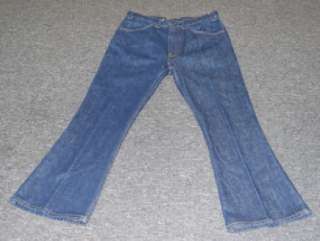 Vintage Bell Bottom Jeans   1970s Mens Levis  