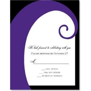  Halloween Swirl on Purple Response Cards
