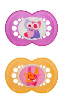   Silicone Orthodontic Pacifiers 6+ 3 Styles 845296025845  