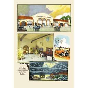  Automobile Sales and Service Building 20X30 Paper with 
