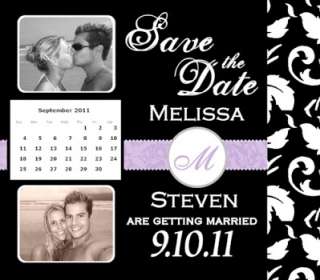 EXTRA LARGE Save The Date Magnets Wedding CALENDAR Favors  