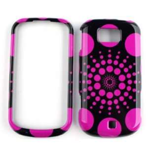  Samsung Acclaim R880 Polka Dots Burst, Pink on Black Hard 