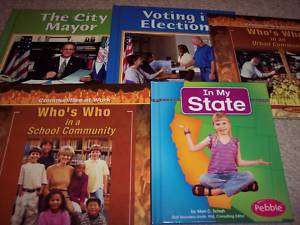 Lot of 5 Homeschool Classroom Elementary government curriculum 