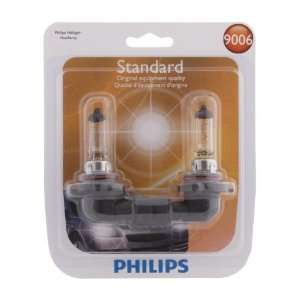   9006 Philips Headlight Bulbs Standard Halogen, Pack of 2 Automotive