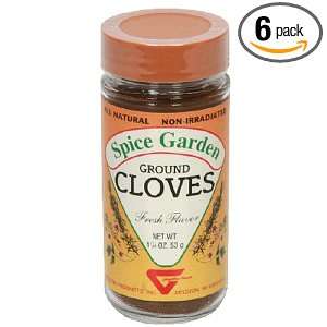 Spice Garden Cloves, Ground, 1.875 Ounce Jar (Pack of 6)  