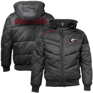  Georgia Bulldogs Charcoal Insulator Full Zip Hoody Jacket 