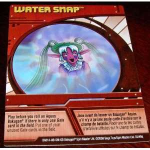   NEW LOOSE BAKUGAN PAPER ABILITY CARD WATER SNAP 32/48q Toys & Games