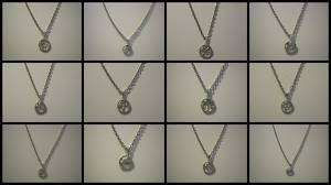 Small Pewter Zodiac Sign Silver Necklace ~ Your Choice  